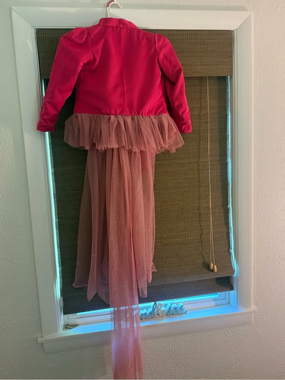 Excellent Preowned Condition (Wore 1x) Girl’s Handmade Ring Master Jacket/Romper